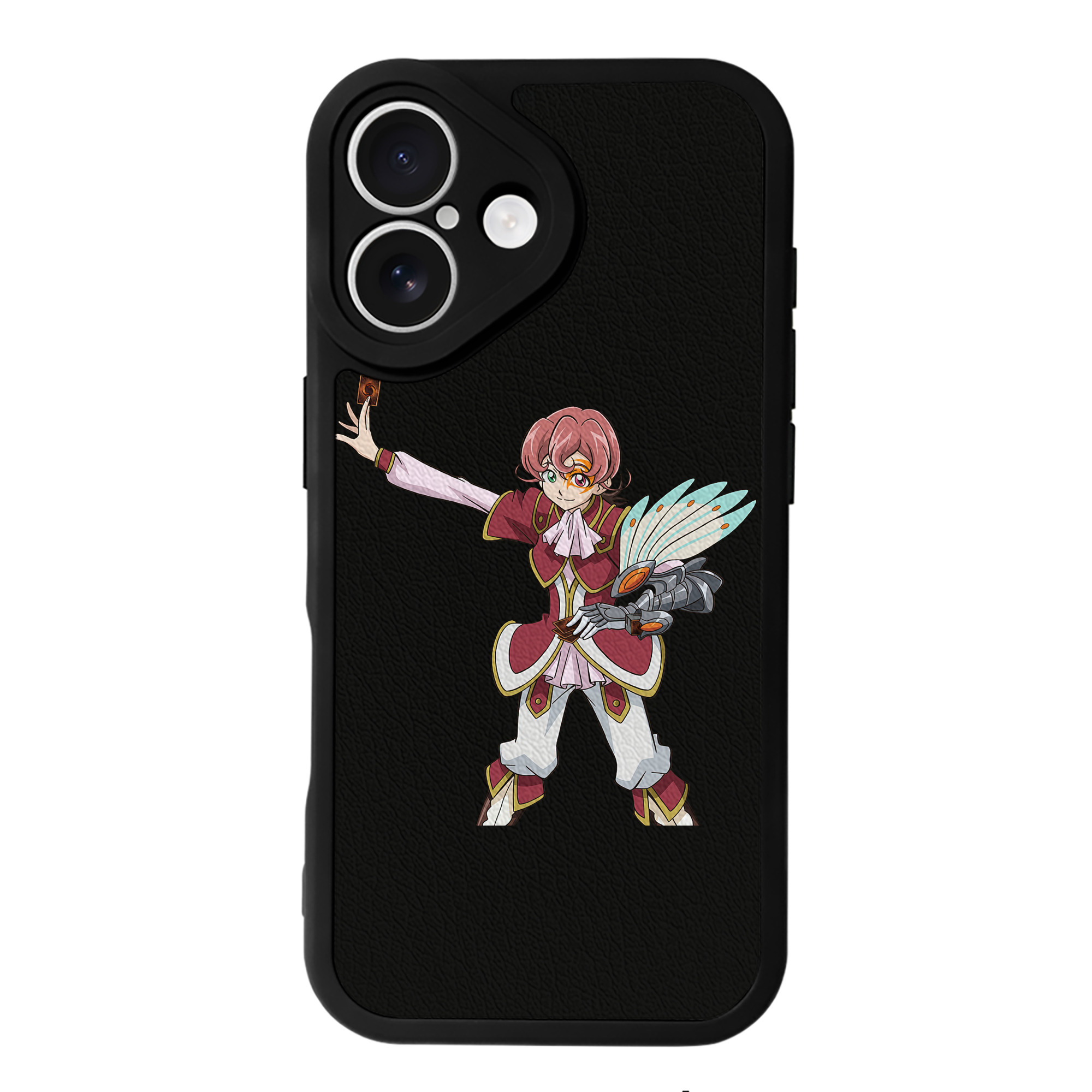 遊☆戯☆王 Yu-Gi-Oh! 【iPhone 16シリーズ対応】シリコンスマホケース（レザー調） 材質：シリコン